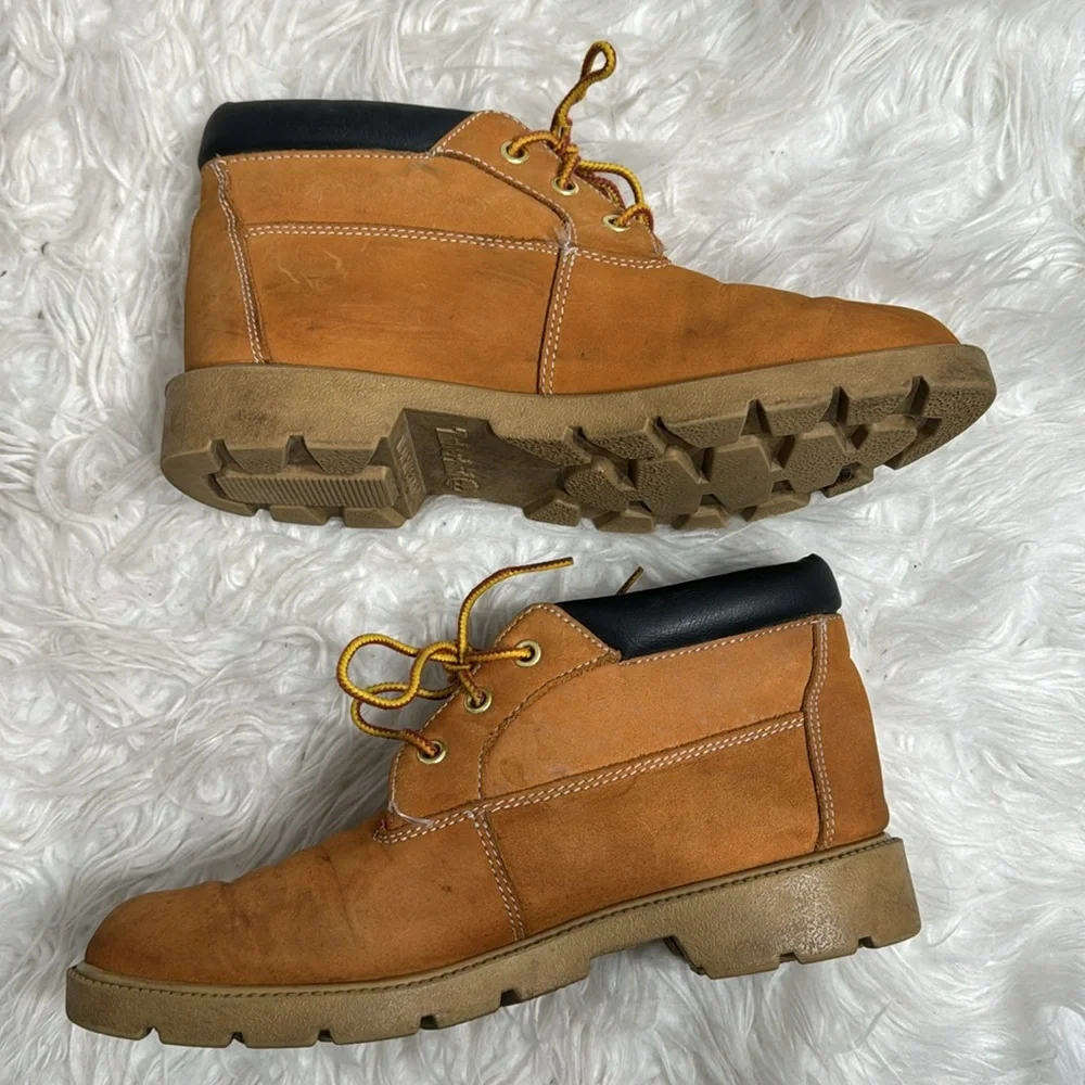TIMBERLAND CHUKKA TAN LEATHER WATERPROOF BOOTS